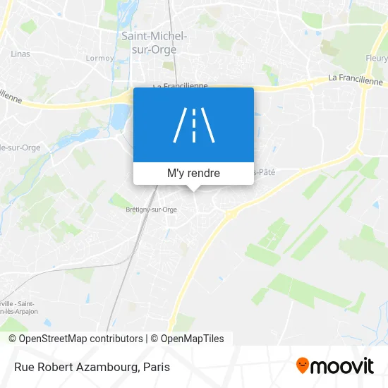 Rue Robert Azambourg plan
