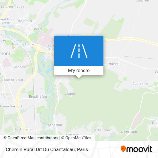 Chemin Rural Dit Du Chantaleau plan