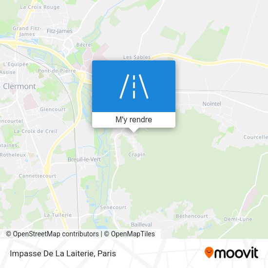 Impasse De La Laiterie plan