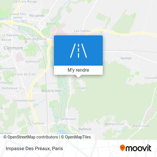 Impasse Des Préaux plan