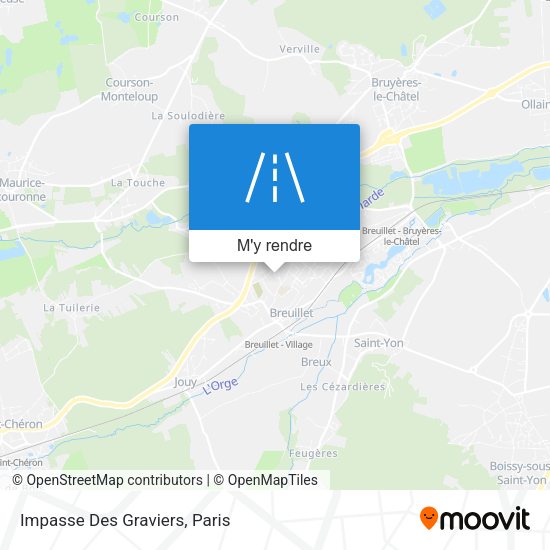 Impasse Des Graviers plan