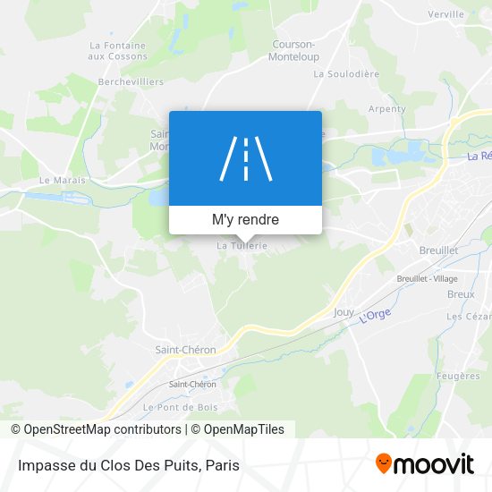 Impasse du Clos Des Puits plan