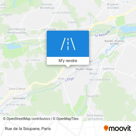 Rue de la Soupane plan