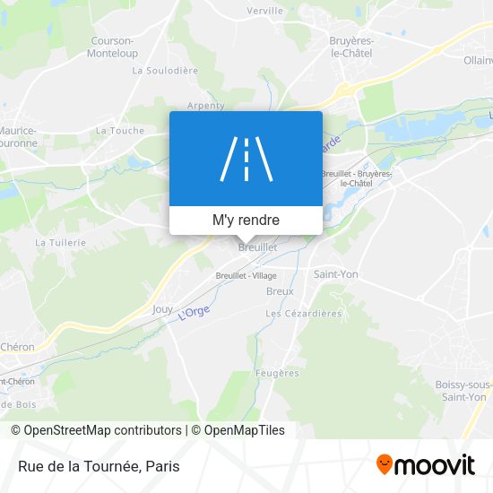 Rue de la Tournée plan