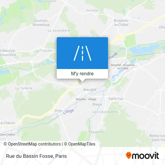 Rue du Bassin Fosse plan