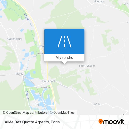 Allée Des Quatre Arpents plan