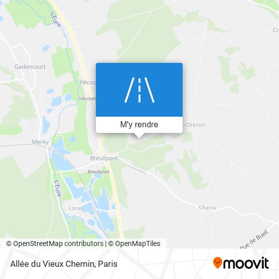 Allée Du Vieux Chemin plan
