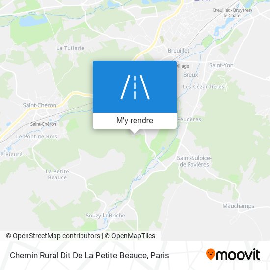 Chemin Rural Dit De La Petite Beauce plan