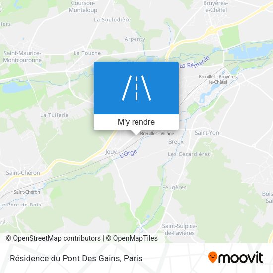 Résidence du Pont Des Gains plan