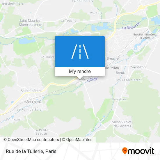 Rue de la Tuilerie plan