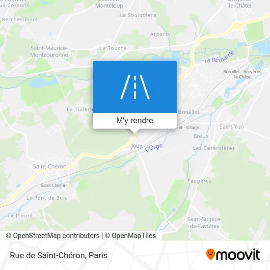 Rue de Saint-Chéron plan