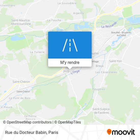 Rue du Docteur Babin plan