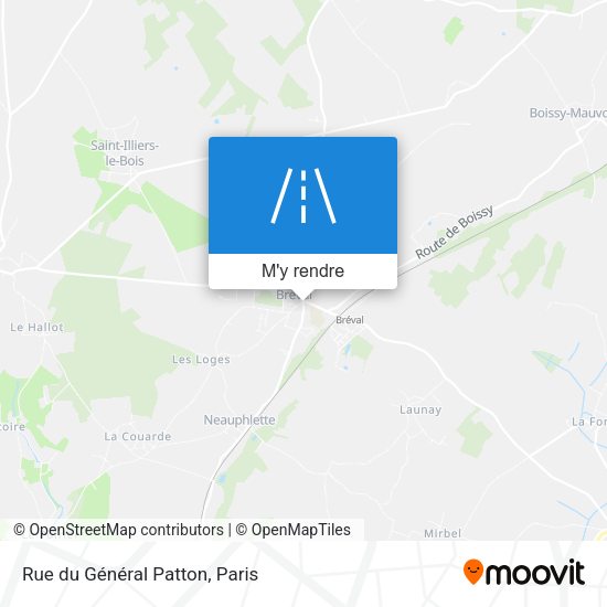 Rue du Général Patton plan