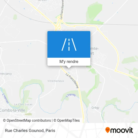 Rue Charles Gounod plan