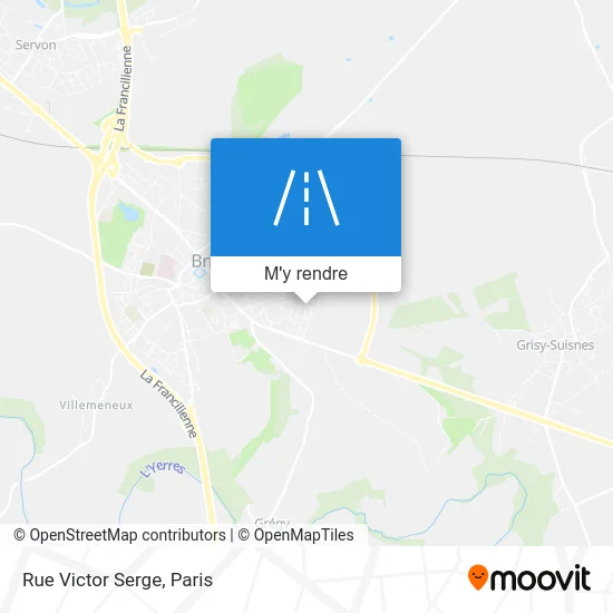 Rue Victor Serge plan