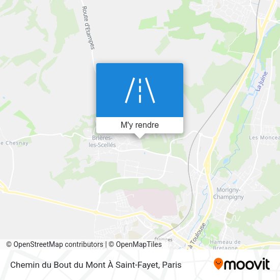 Chemin du Bout du Mont À Saint-Fayet plan