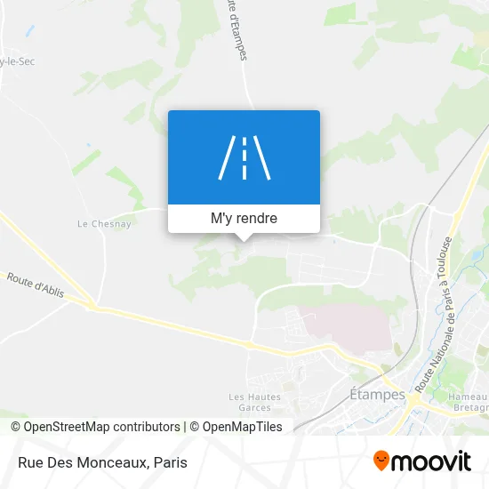 Rue Des Monceaux plan