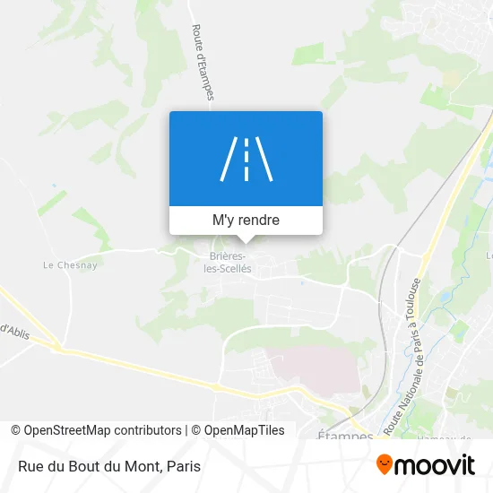 Rue du Bout du Mont plan