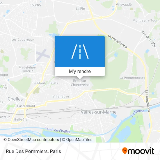 Rue Des Pommiers plan