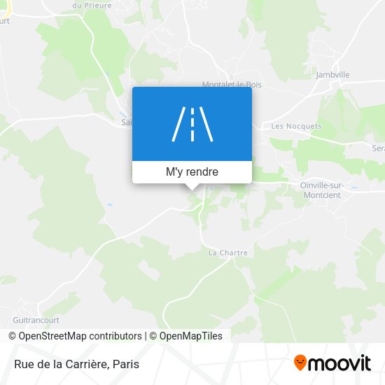 Rue de la Carrière plan