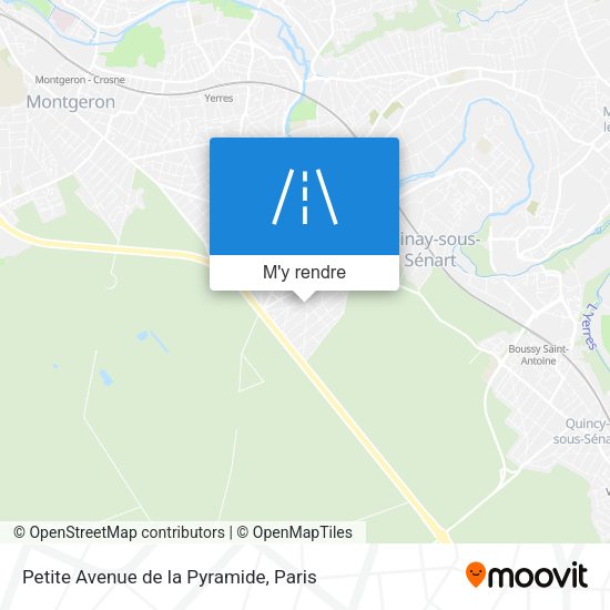 Petite Avenue de la Pyramide plan