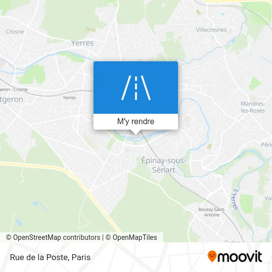 Rue de la Poste plan