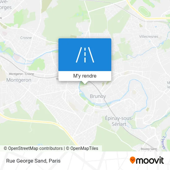 Rue George Sand plan