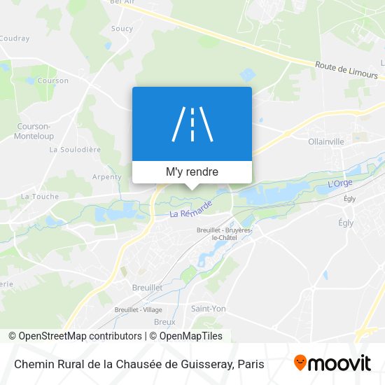 Chemin Rural de la Chausée de Guisseray plan