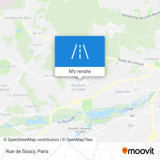 Rue de Soucy plan