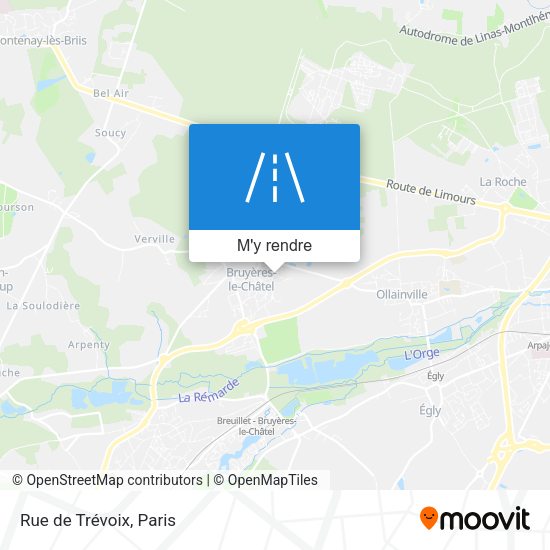 Rue de Trévoix plan