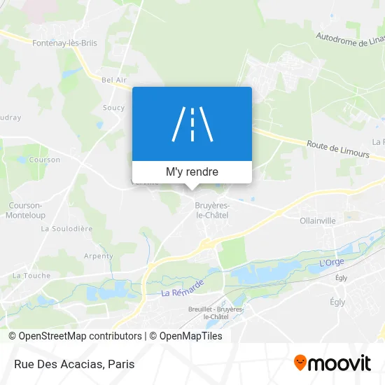 Rue Des Acacias plan