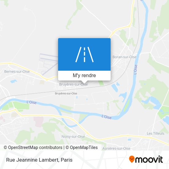 Rue Jeannine Lambert plan