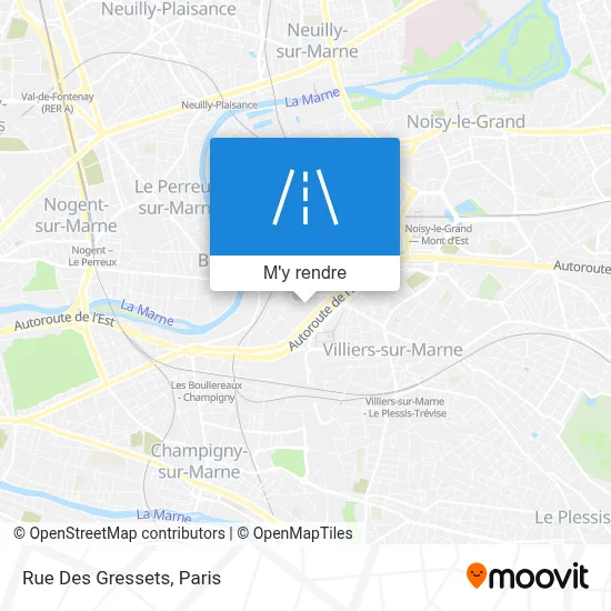 Rue Des Gressets plan