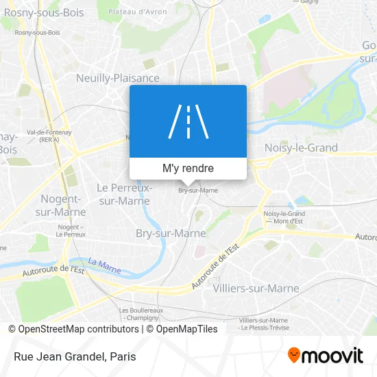 Rue Jean Grandel plan