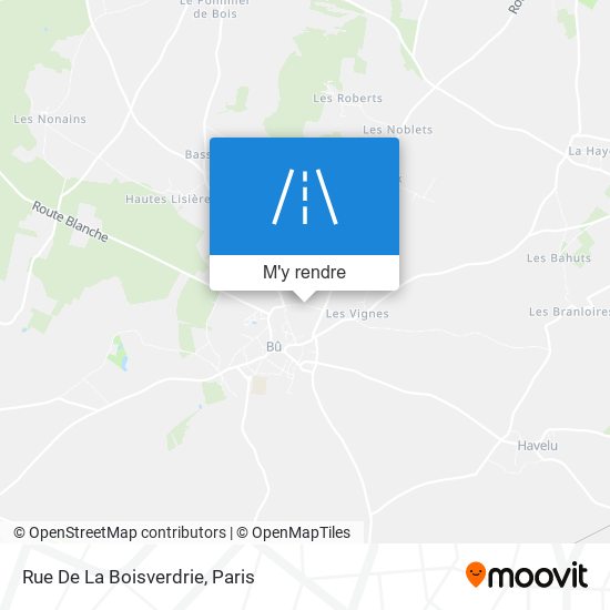 Rue De La Boisverdrie plan