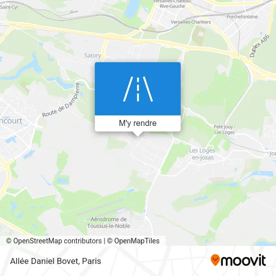 Allée Daniel Bovet plan