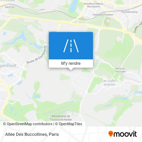 Allée Des Buccollines plan
