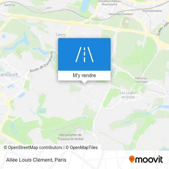 Allée Louis Clément plan