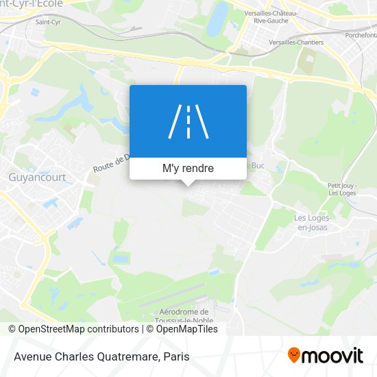 Avenue Charles Quatremare plan
