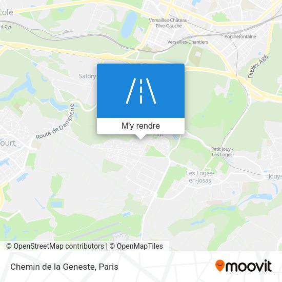 Chemin de la Geneste plan