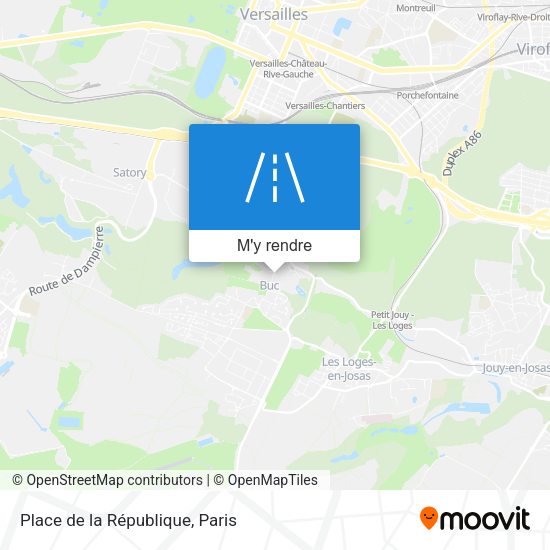 Place de la République plan