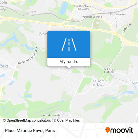 Place Maurice Ravel plan