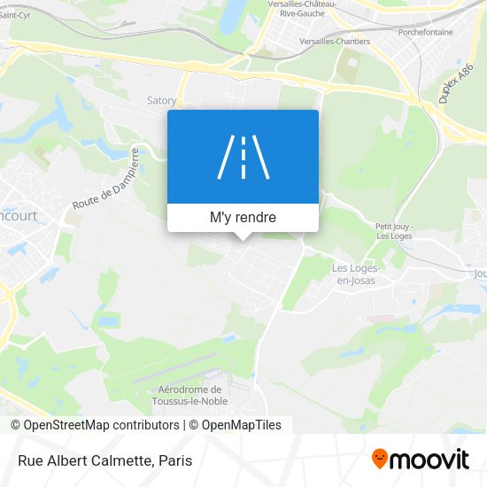Rue Albert Calmette plan
