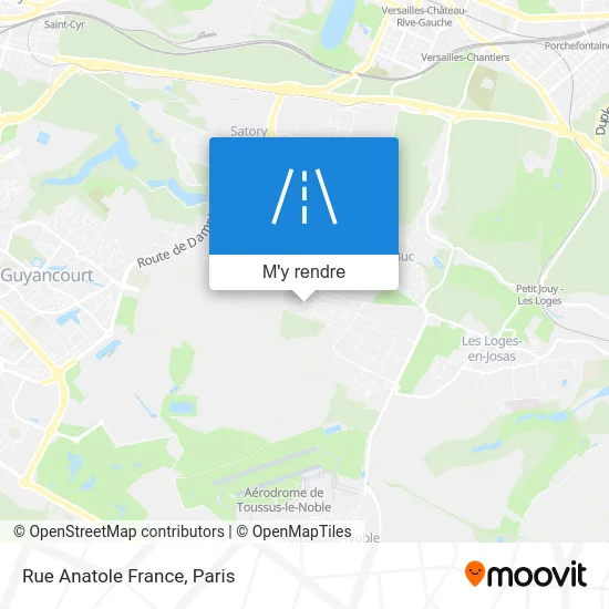 Rue Anatole France plan