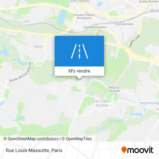 Rue Louis Massotte plan