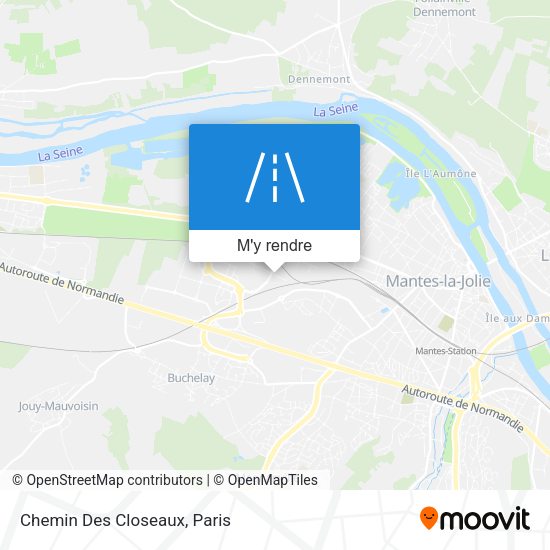 Chemin Des Closeaux plan