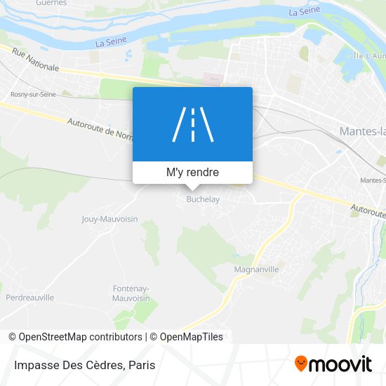 Impasse Des Cèdres plan