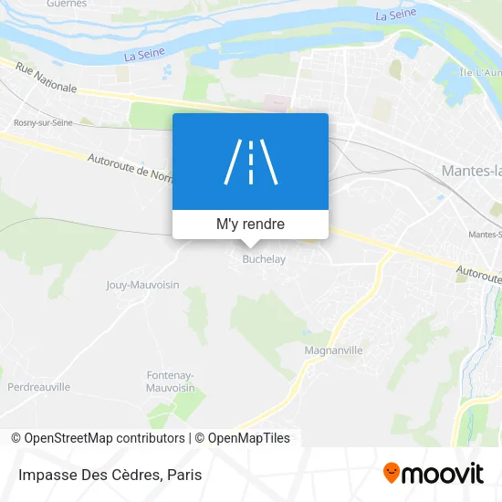 Impasse Des Cèdres plan
