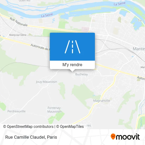 Rue Camille Claudel plan