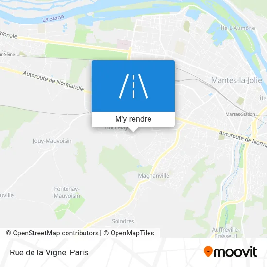 Rue de la Vigne plan